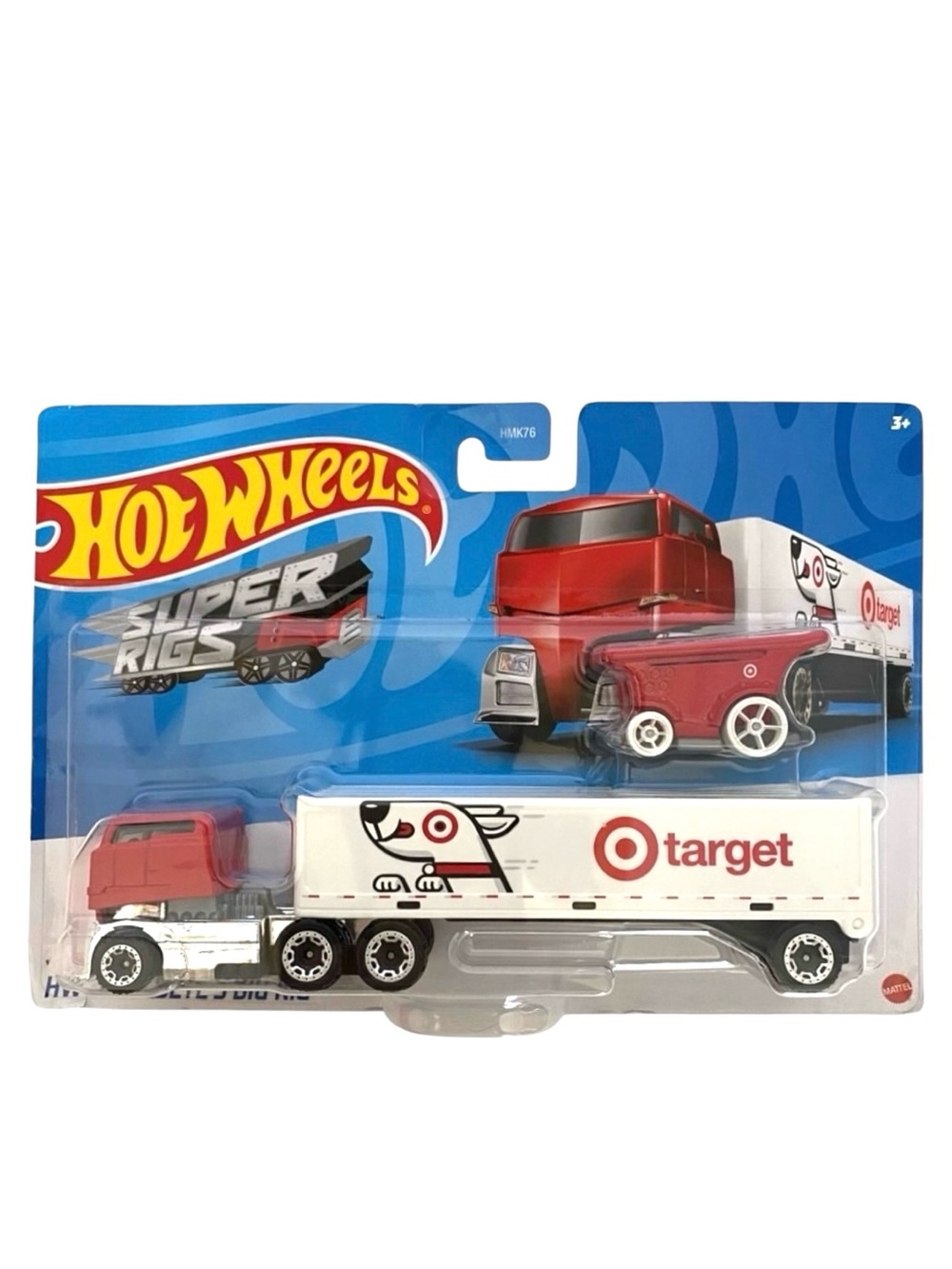 Hot Wheels Big Rig Truck Trailer Bullseye Target
